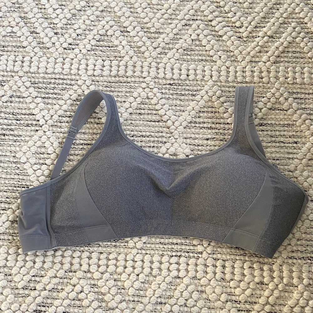 Wireless Comfort Sports Bra - Gray - 34H - like NEW